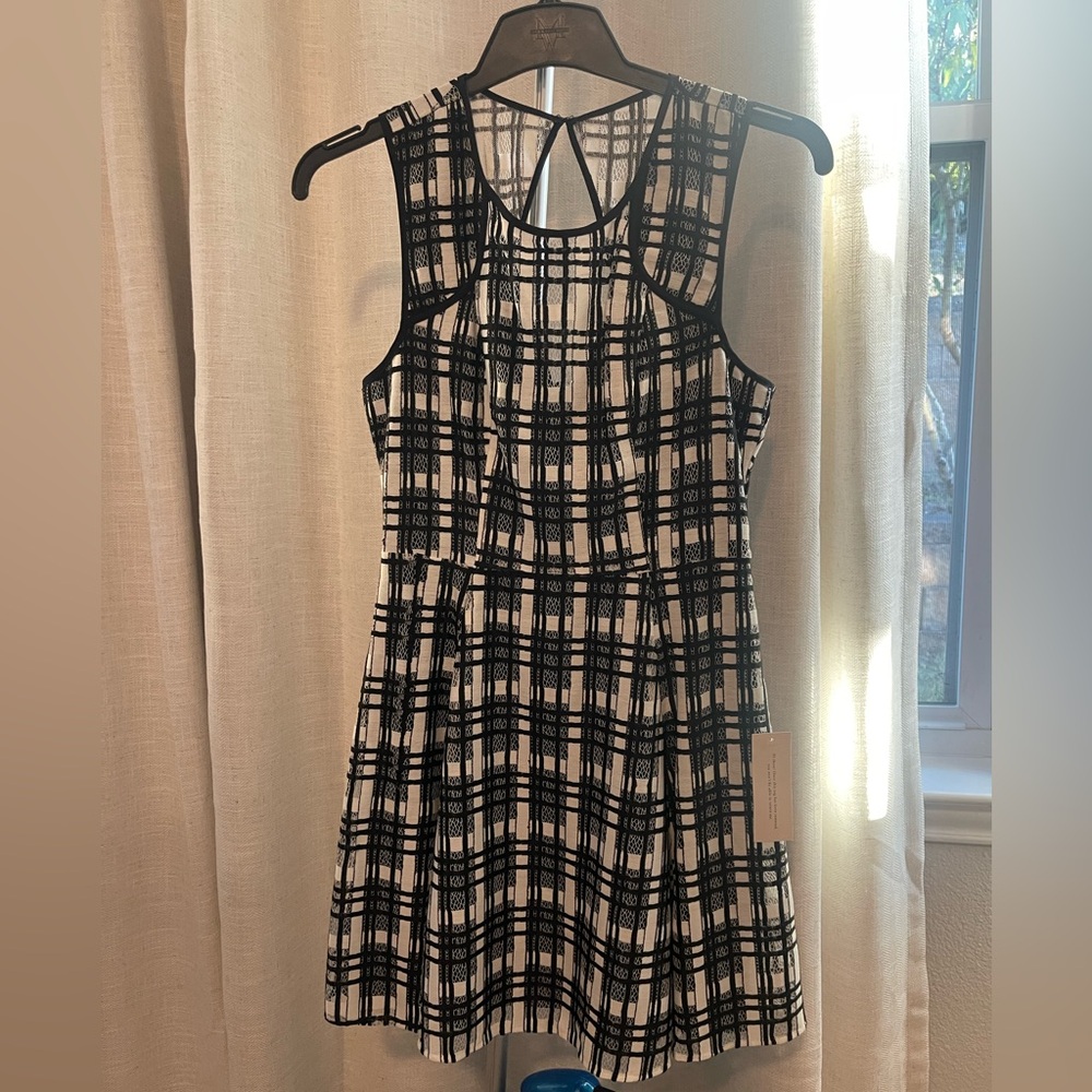 BCBGeneration Black & White Patterned Dress
